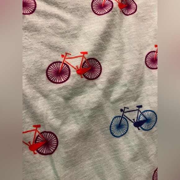 Bicycle Print 3/4 Sleeve Anthropologie Top - Picture 6 of 7